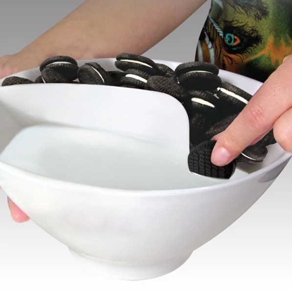 Anti-Soggy Separated Cereal Bowl