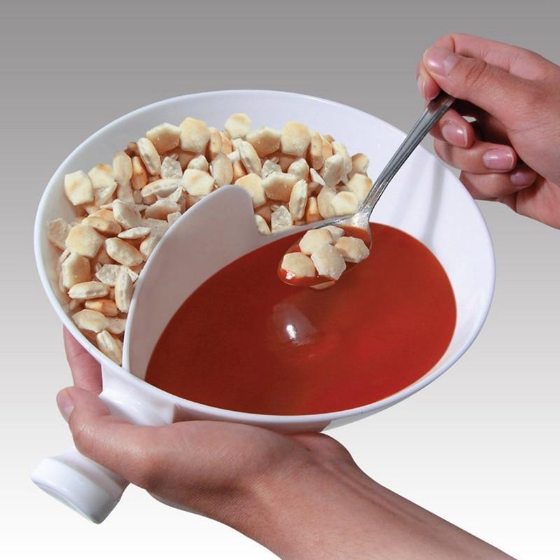 Anti-Soggy Separated Cereal Bowl