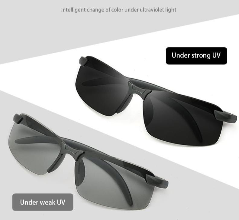 Auto-adjusting photochromic day and night sunglasses - Chameleon Glasses